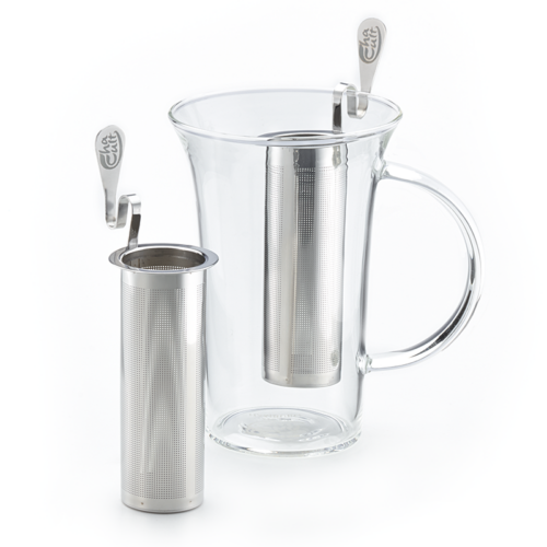 Sõel tassi äärel kindlalt paigas suurem