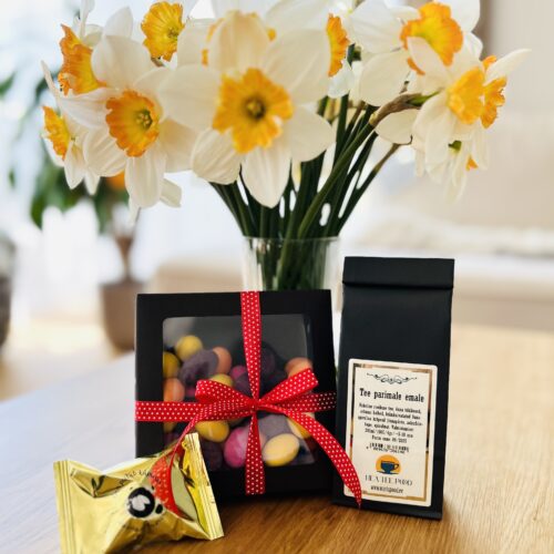 Väike kinkepakk personaliseeritud sildiga