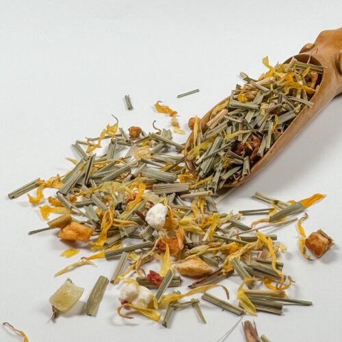 Sidrunheina-maasika tee