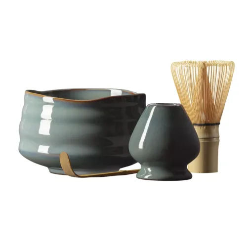 Matcha komplekt 4-osa sini-rohekas