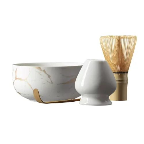 Matcha komplekt 4-osa valge-kuld