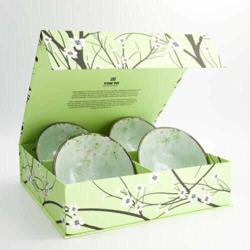 Kirsiõitega kausside komplekt