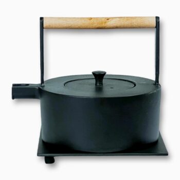 Malmkann lapik must, puidust sanagaga 870 ml