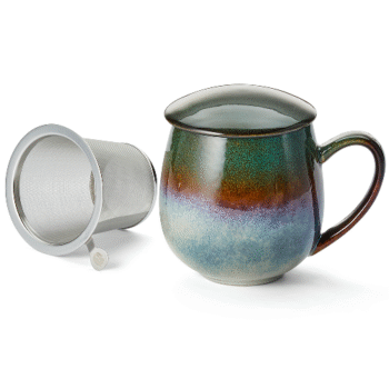 Kruus kivikeraamika, sinakas- roheline 350 ml