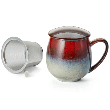 Kruus kivikeraamika, punakas 350 ml