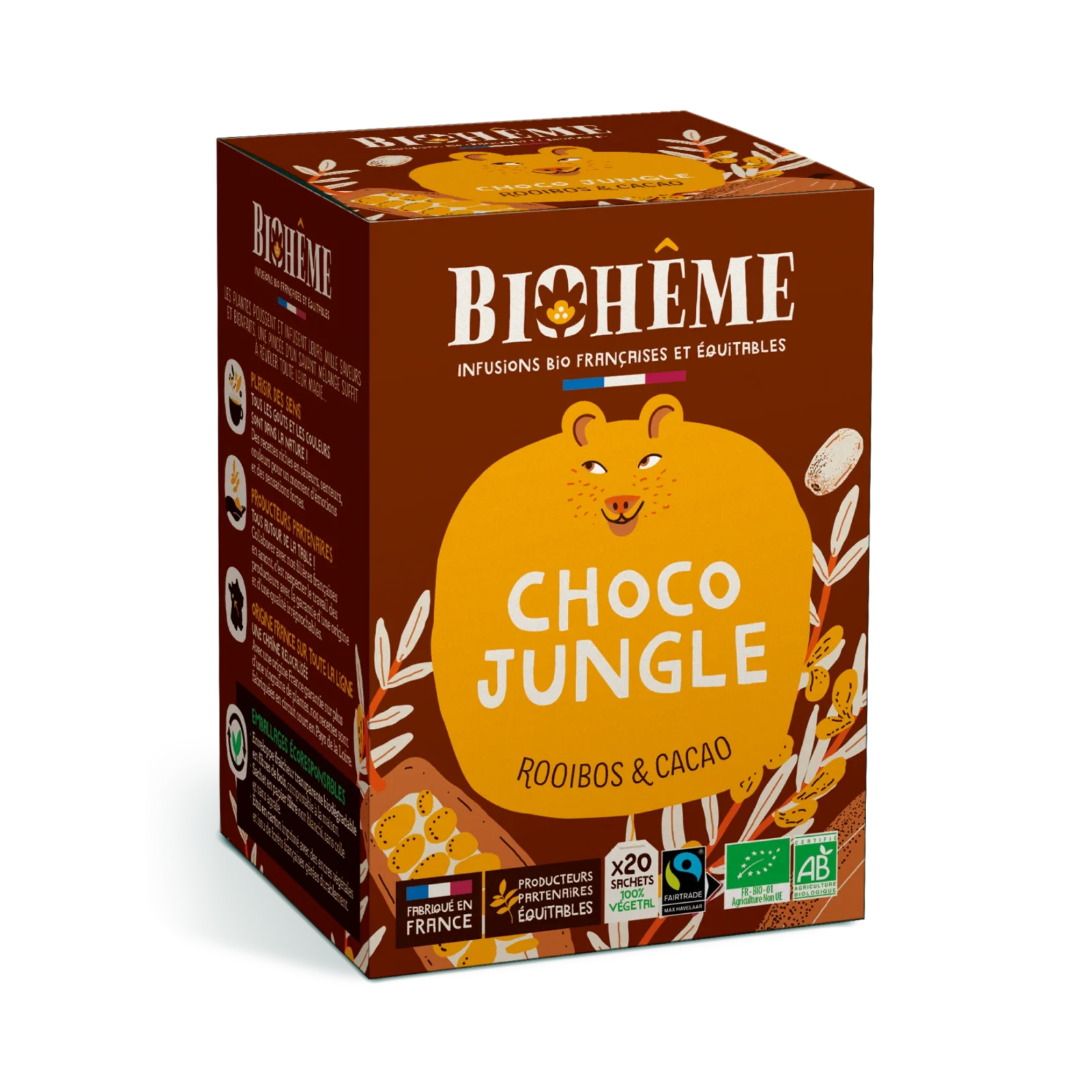 Rooibose-šoko tee, ÖKO 26 g