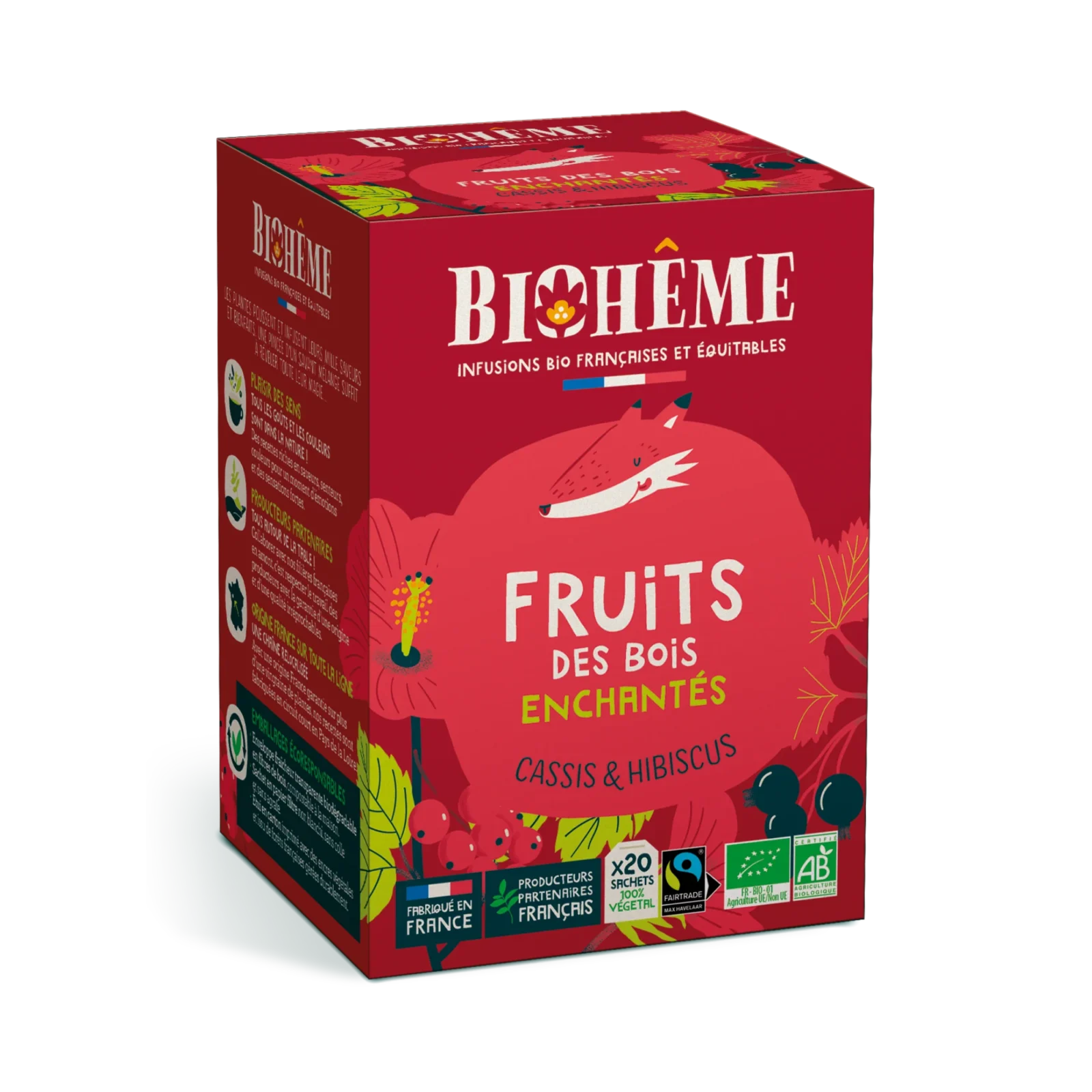 Punaste marjade tee, ÖKO 26 g