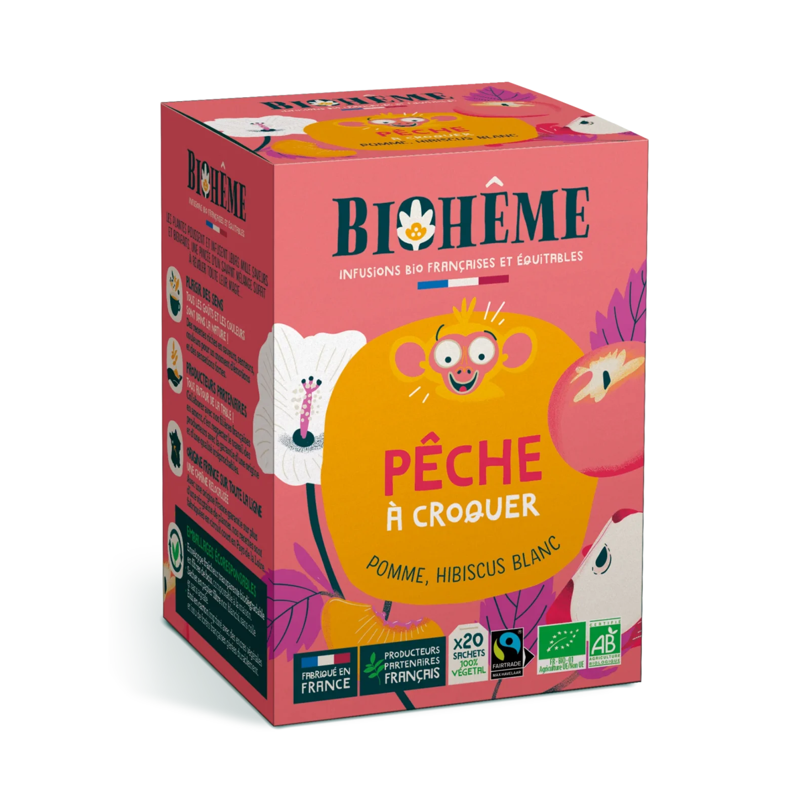 Virsiku tee, ÖKO 26 g