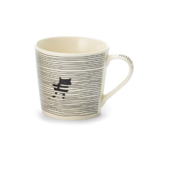 Musta kassiga kruus 350 ml