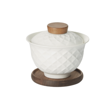 Alusega Gaiwan, valge 100 ml