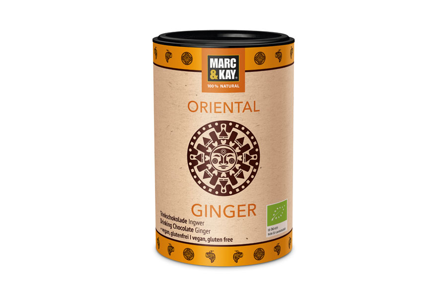 M&K Šokolaadipulber "Oriental ginger" 250 g ÖKO